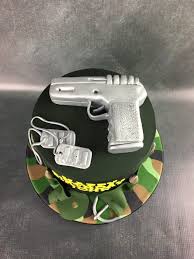 This ingenious design was commissioned for a very special birthday celebration that was delayed. Gun Birthday Cake Mel S Amazing Cakes