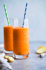 A fruit smoothie offers a scrumptious way to get in some extra calcium and antioxidants during your day. Orange Carrot Smoothie With Ginger Food Faith Fitness