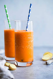 Tips for making the best low calorie smoothies: Orange Carrot Smoothie With Ginger Food Faith Fitness
