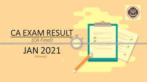 How to check icai ca final results 2019. Ca Final Jan 2021 Result Pass Percentage Merit List