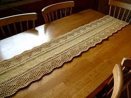 For three years it's taken up real estate in my garage, annoying my husband with the clutter. Ravelry Scalloped Table Runner Pattern By Amy Stender