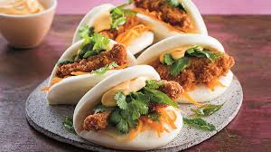 Try this delicious pulled pork gua bao bun recipe with hoisin and ginger on drizzle and dip. Chicken Bao Hong Kong Recipes Sbs Food