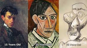Pablo picasso paintings outside this album. Self Portraits Of Pablo Picasso From Age 15 90 Moco Choco