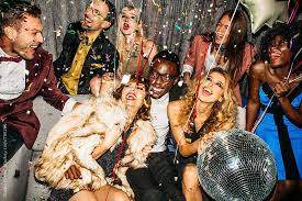 Happy People New Year S Party By Studio Firma Party Photoshoot New Years Party Party Fashion