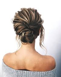 Messy twisted updo wedding hairstyle. 72 Romantic Wedding Hairstyle Trends In 2019 Ecemella
