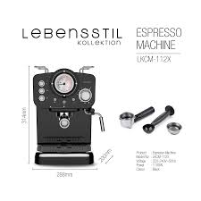 Maybe you would like to learn more about one of these? Lebensstil 15 Bars Pump Pressure Barista Espresso Coffee Machine Coffee Maker Milk Frothing Bubble Maker Lkcm 112x Lazada