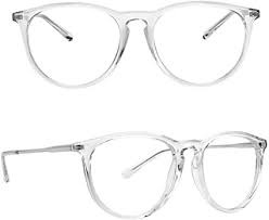 Amazon Com Blue Light Blocking Glasses Yaroce Anti Eye Strain Computer Glasses Vintage Retro Round Uv Filter Blue Blocker Glasses For Women Men Gaming Eyeglasses Non Prescription Clear Frame Health Personal