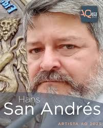 Damos la bienvenida a Hans San Andrés, artista que estará presente el la  cuarta edición de AQ Arte Feria Quito 2025 del 28 al 31 de agosto. ¡Vive la  fuerza del arte! #