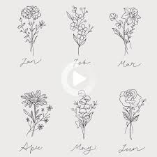 Jessie Han Zhang Sur Instagram J Ai Fait Beaucoup De Fleurs De Naissance Dans Le Passe Donc In 2020 Violet Flower Tattoos Small Flower Tattoos Birth Flower Tattoos