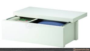 Coffre De Rangement Ikea Malm Blanc A Vendre