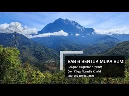 Sebelum ini, pelajar akan didedahkan kepada subjek berkaitan geografi pada tahun 5 di sekolah rendah melalui subjek, kajian tempatan. Nota Geografi Tingkatan 1 Kssm Bab 6 Bentuk Muka Bumi Youtube