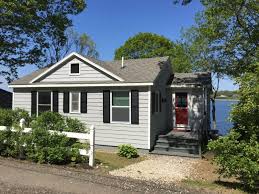 classic maine cottage located on waters edge on bailey