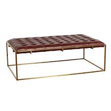 Its bottom can be used as a convenient shelf. China Upholstered Leather Top Center Ottoman Tufted Coffee Table China Leather Coffee Table Tufted Coffee Table