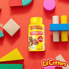 Kẹo gấu bổ sung Canxi cho trẻ em L'il Critters Calcium +D3 Gummy Bears 150  viên - Wowmart VN | 100% hàng ngoại nhập
