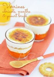 Verrines Aux Abricots Menthe Yaourt Brule Recette Abricot Dessert Leger Et Frais Abricot