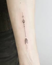 Minimalist Black Arrow Tattoo On The Inner Forearm Arrow Tattoos For Women Arrow Tattoos Forearm Tattoo Women