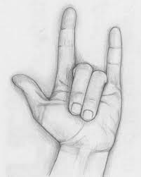 Kristin Dudish For Mom Hand Sketch Hand Art Drawing I Love You Drawings