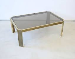 Labarge coffee table beautiful brass bass with glass top rare koi fish finial. Vintage Glass Coffee Table For Sale At Pamono