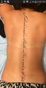 Back Tattoo Spine Quotes For Women 60 Ideas Spine Tattoos For Women Spine Tattoos Tattoos For Women