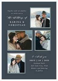 The invitations were done in a timely manner and the customer service was excellent. Elegant Photo Collage Wedding Invitations By Basic Invite