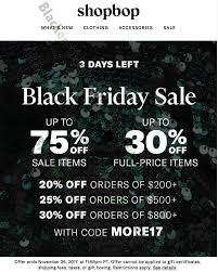 Shopbop Black Friday 2025 Sale - What to Expect & When - Blacker Friday