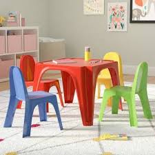 Modern Kids 3 Piece Play Table And Chair Set Kids Table And Chairs Kids Play Table Table And Chair Sets