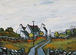 David Barnes Denbighshire Farm British Contemporary Artist Art Painting British Art