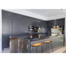 Modern kitchen cabinet with black table top. China Modular Furniture Design Matt Black Modern Kitchen Cabinets With Marble Top China Modern Kitchen Cabinets Kitchen Cabinets