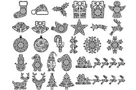 Download Christmas Mandala Svg Cut Files Holiday Designs Winter Mandala Svg By Doodle Cloud Studio Thehungryjpeg Com