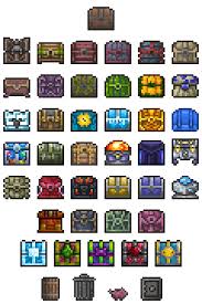 Chest Official Terraria Wiki With Images Pixel Art Terrarium Base Terraria House Ideas