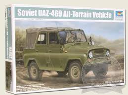 It was used by soviet and other warsaw pact armed forces, as well as paramilitary units in eastern bloc countries. Trumpeter No Tru2327 Soviet Uaz 469 All Terrain Vehicle 1 35 Militarfahrzeuge Model Kits