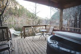 Bluestone state park has 26 cabins located in a wooded area on the mountainside above the bluestone river. Lake Cabins