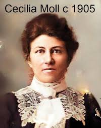 This is a photo of Cecil Morris (1896-1969) with a group of ladies in 1955  when he must have been 59. Cecil was in some ways one of the least  fortunate of