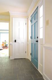 Ours had recently been pressure washed as one of the things you need to do before you paint your i can't fogure out what color would look good with a light brown siding and black shutters. Painting The Back Of Your Front Door A Bold Color Young House Love