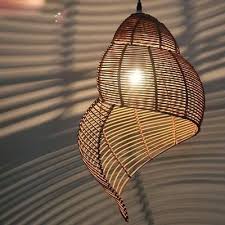 Lampe De Conque Lampe De Lustre De Style Chinois Restaurant Asiatique Du Sud Creative Arts Simple Terr Wall Lamp Shades Painting Lamp Shades Rustic Lamp Shades