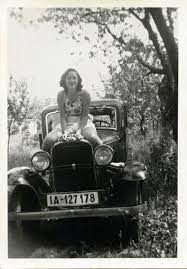 German Ladies Posing With Their Cars In The 1920s German Women Classic Cars Vintage Cars