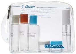 Travelon 1 Quart Zip Top Bag With Bottles Clear One Size Travelon Http Www Amazon Com Dp B000ysr43y Ref Cm Sw Travelon Travel Size Products Reusable Bottle