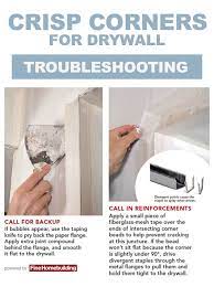 The drywall efficiently replaces masonry. Drywall How To Handle Bubbles Drywall Drywall Corners Home Building Tips