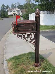 What is a cast aluminum mailbox? Cast Aluminum Mailbox Post Ideas On Foter