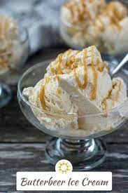 Sweet And Creamy Butterbeer Ice Cream Recipe Butterbeer Ice Cream Ice Cream Maker Recipes Cream Recipes