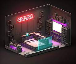 Pin By Little Red Robot On Illustration Game Room Design Video Game Room Design Gaming Room Setup