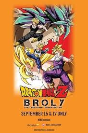Here are all the currently confirmed details. Dragon Ball Z Broly The Legendary Super Saiyan 2018 Seattle Movie Times The Stranger