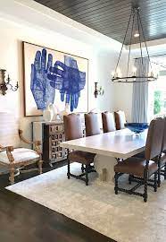 Modern Traditional Spanish Home Interior Design S B Long Interiors Dining Room Design Modern Spanish Dining Room Dining Room Art