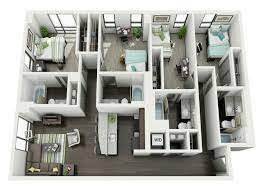 Pin Oleh Radaine Astorga Di Floor Planning Denah Rumah Tata Letak Rumah Denah Rumah 4 Kamar Tidur