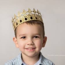 Gold King Crown for Boys