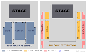 True Fillmore Silver Spring Seating Map Fillmore Silver