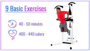 best power tower workout routine 9 exercises 50 minutes