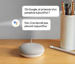 Pour que cela fonctionne, il faudra utiliser google chrome (le navigateur internet de google). Google Home Mini Assistant Vocal Gris