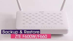 Cara paling mudah menurut penulis cara pertama. Backup And Restore In Zte F600w F660 Netvn Youtube