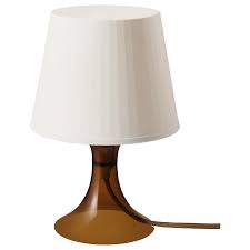 Lampan Table Lamp With Led Bulb Brown Ikea Table Lamp Lamp Clear Light Bulbs